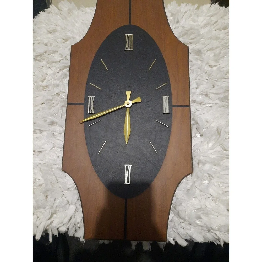 Mid-Century Wood Kienzle Wall Clock Made In Germany
